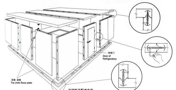 冷庫工程設(shè)計(jì)示意圖